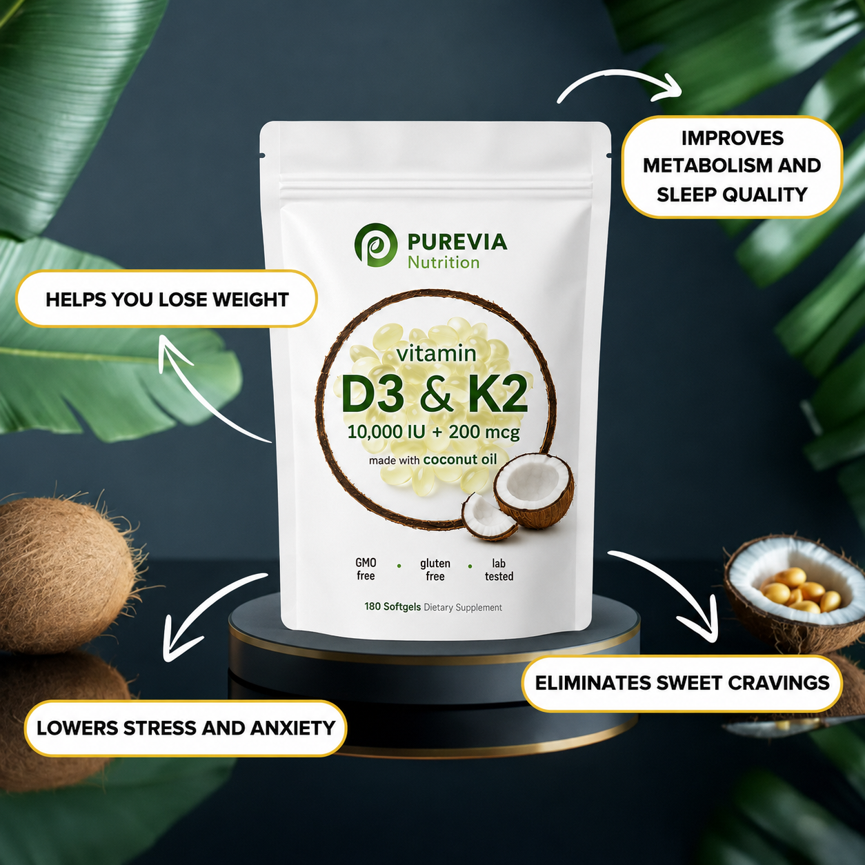 Purevia® D3+K2 with Downsell