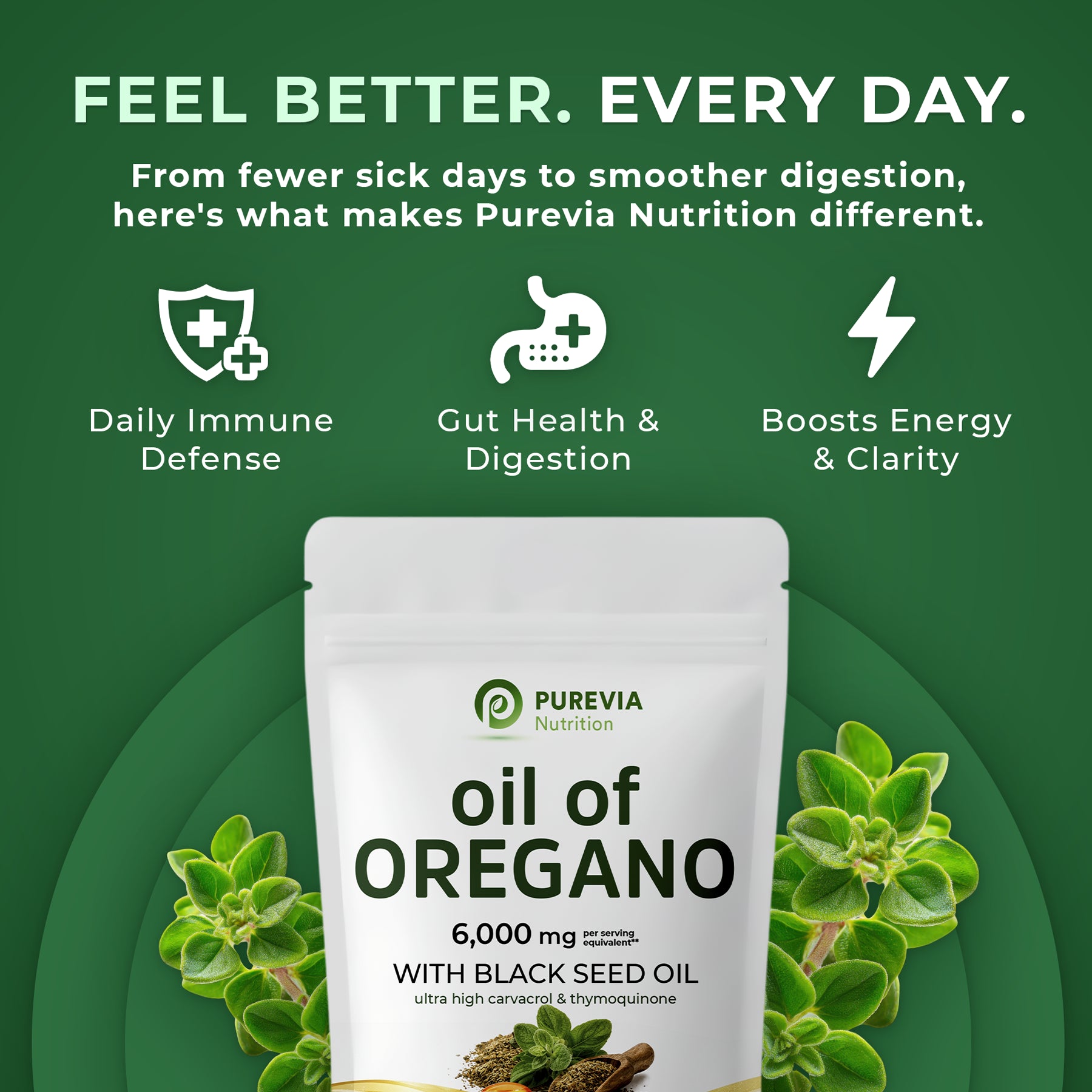 Purevia® Oil Of Oregano Softgels